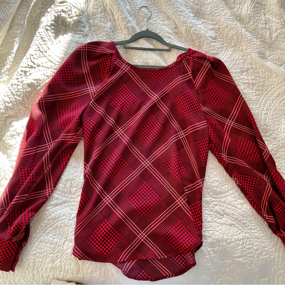 Red blouse